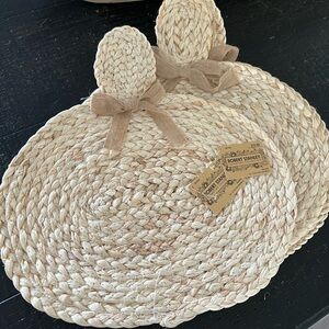 Robert Stanley Natural Woven Placemats x4